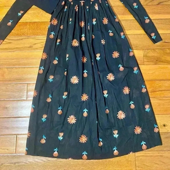 MO&Co Edition Floral Black Maxi with Bralette - Picture 3 of 11